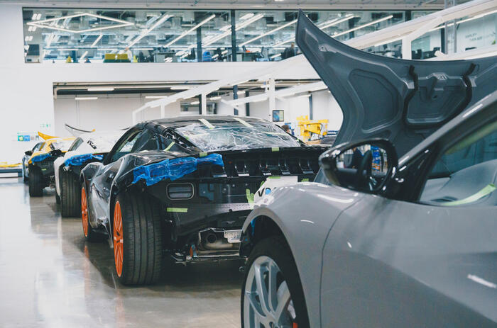 Lotus Emira production