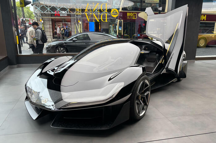 Lotus Theory 1 Mayfair front quarter