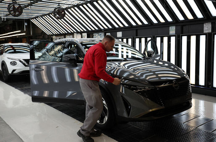 Nissan Sunderland plant   Leaf EV 