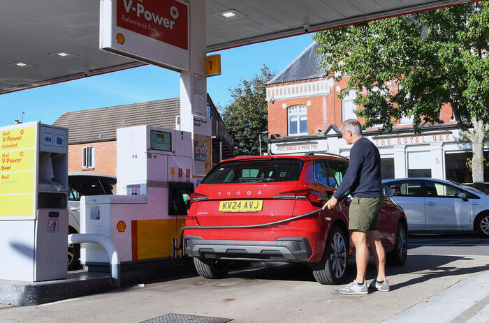 petrol station