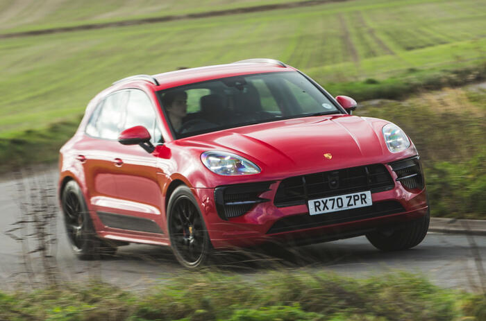 Porsche Macan ICE front quarter tracking
