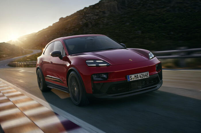 Porsche Macan GTS Electric front