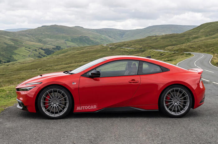 toyota  celica gr render 2026 red