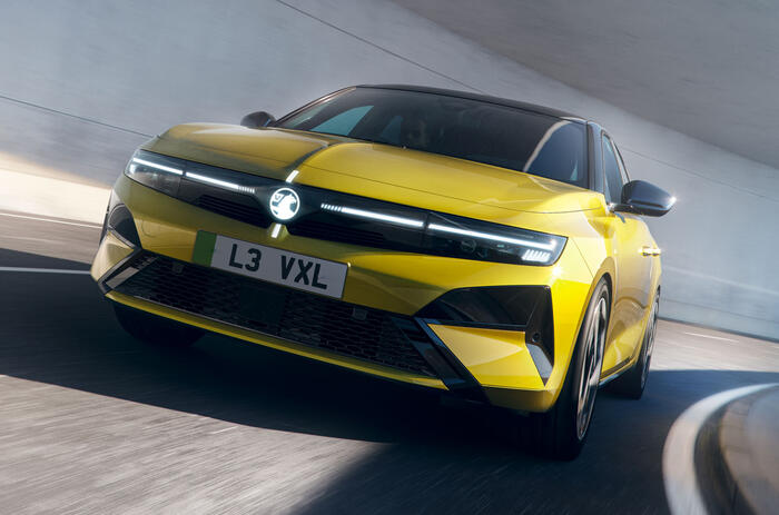 Vauxhall Astra 2026 front tracking