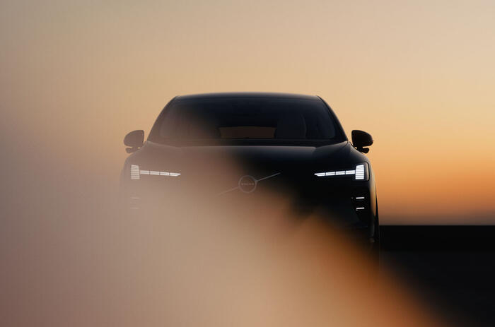 Volvo EX60 teaser front