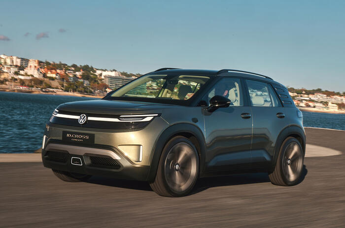 VW ID Cross Concept front quarter tracking