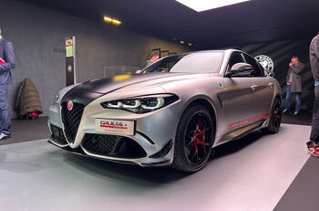 Alfa Romeo Giulia Quadrifoglio Luna Rosso Brussels motor show 2026 0