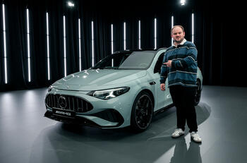 Charlie Martin with Mercedes AMG CLA 45