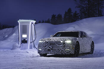 Jaguar GT camo charging