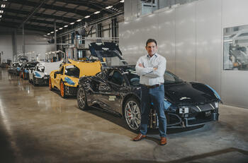 Matt Windle on Lotus Emira production line