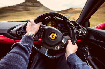 Ferrari steering wheel