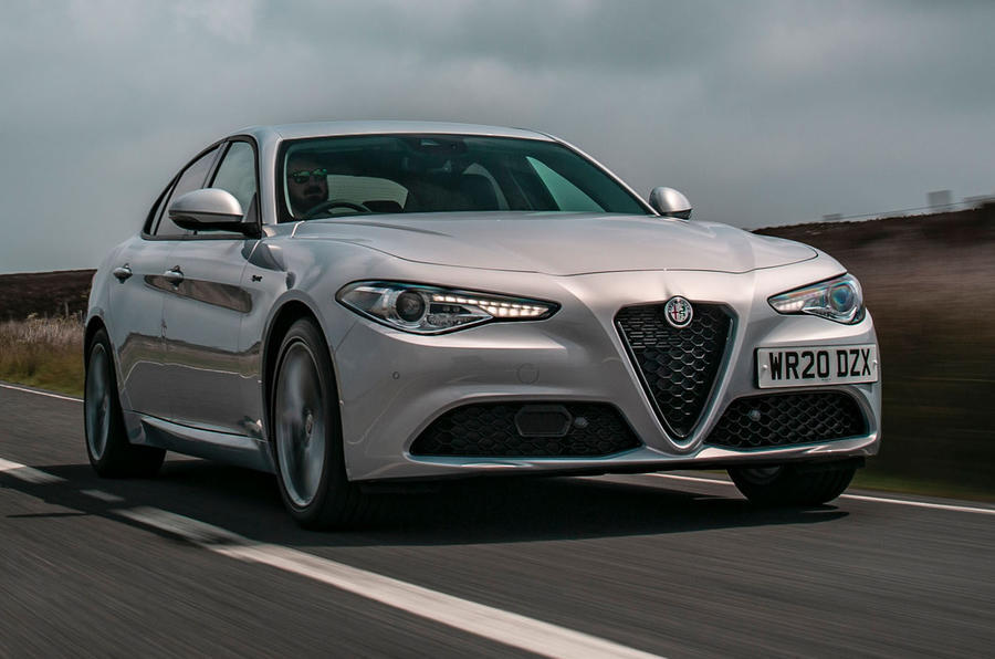 1 Alfa romeo giulia sprint 2020 uk fd hero front
