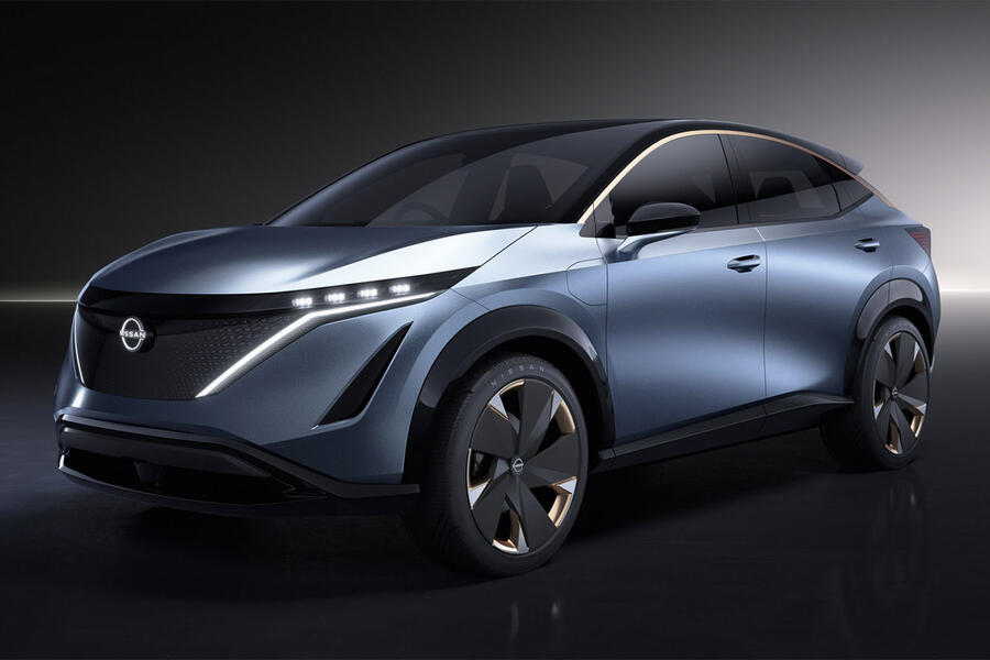 1 Nissan ariya concept 2019 static front