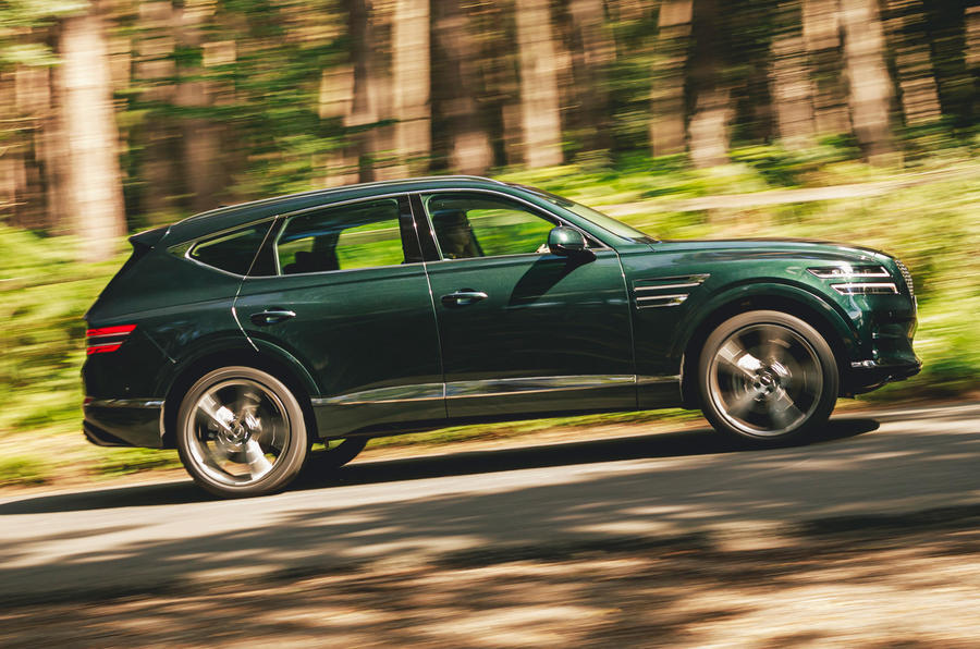 2 Genesis gv80 2021 road test review hero side