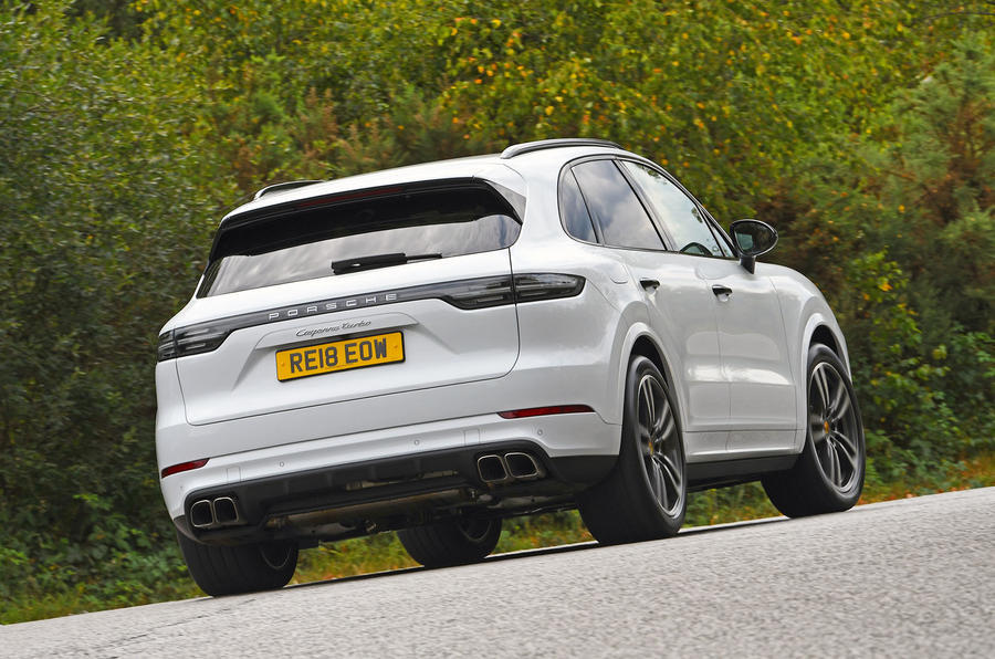 2 Porsche cayenne turbo rt 2018 hero rear 0