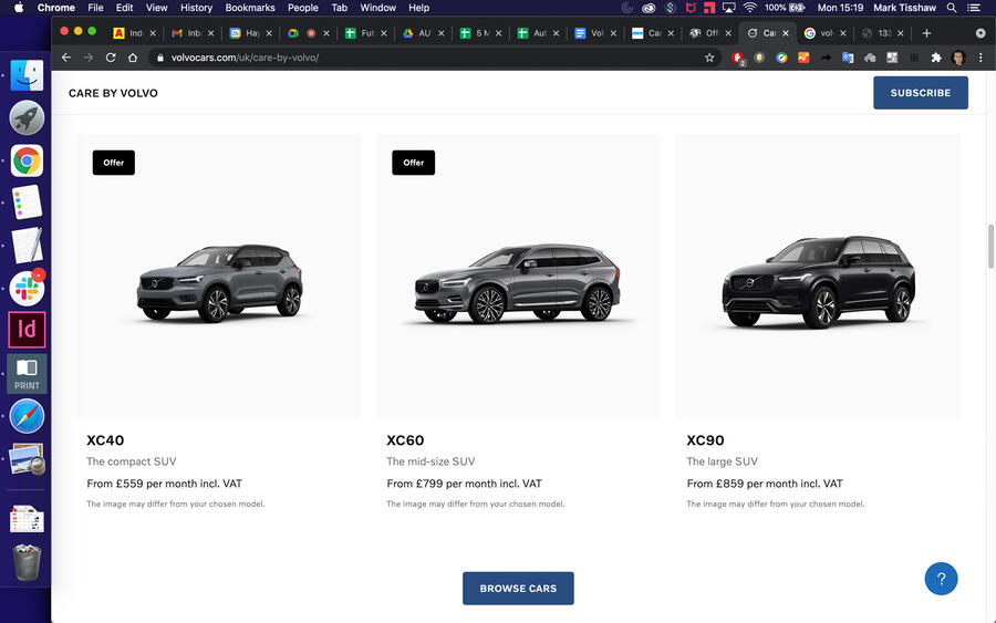 22 Volvo xc60 recharge 2021 lt selection
