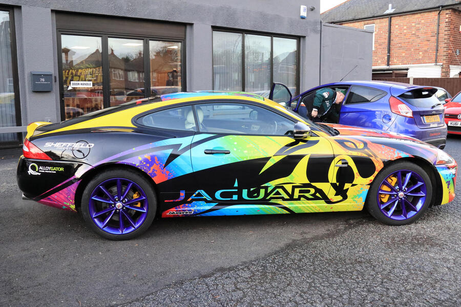 3 Jaguar xk static side