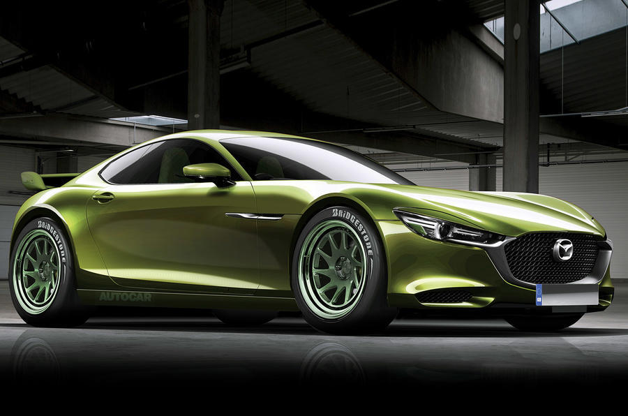 3 Mazda rx 9 render static front
