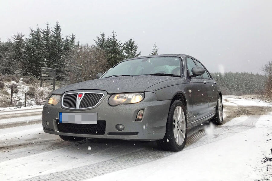 3 Rover 75 tracking front