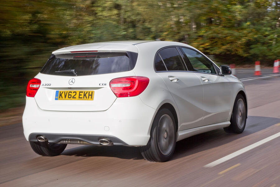 4 Mercedes a class rear