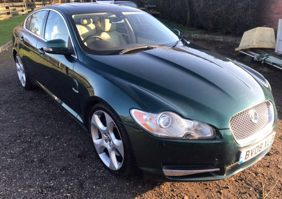 8 Jaguar xf static front