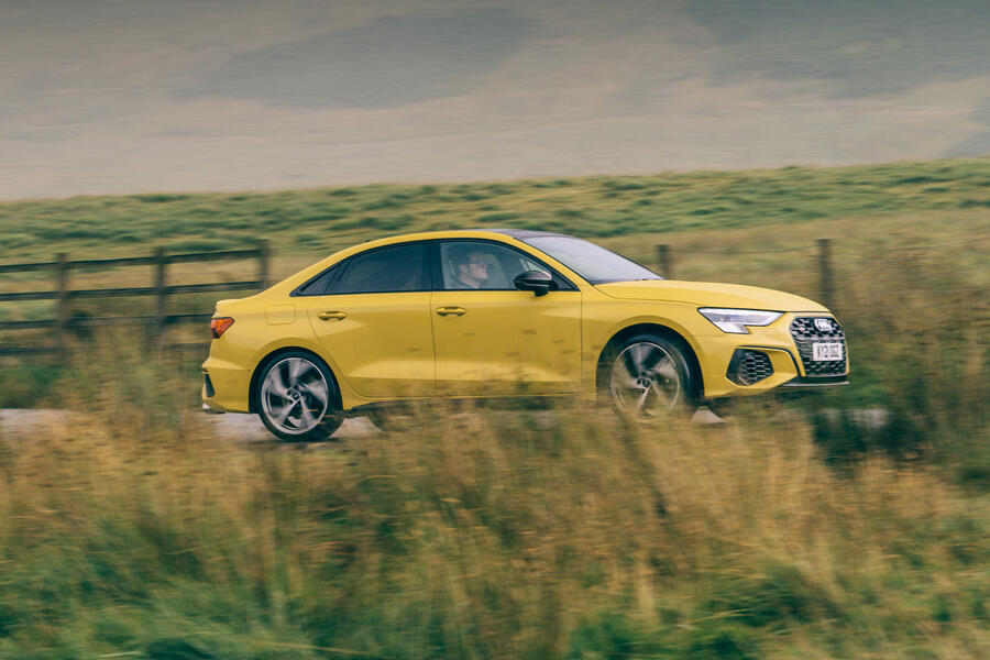 80 Jaguar xe vs m235igc vs s3 audi side