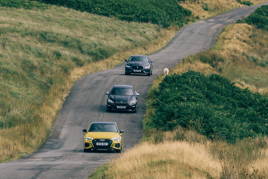 81 Jaguar xe vs m235igc vs s3 trio
