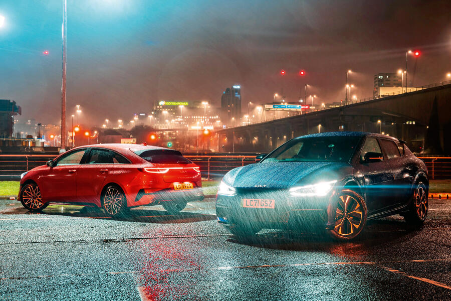 87 Brighton to glasgow kia ev6 2022 static