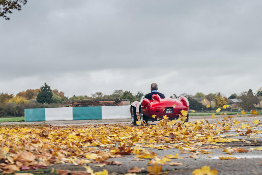 88 Little car company testa rossa drive leaves
