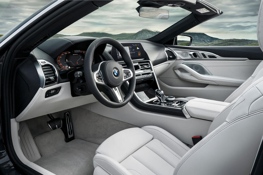 93 Bmw 8 series cabrio official reveal cabin