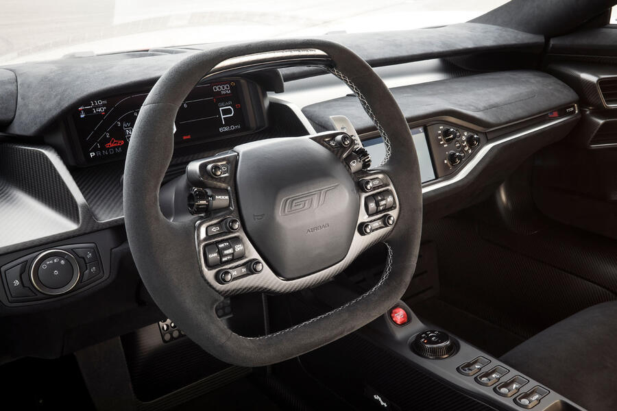 94 Ford gt carbon series reveal steering wheel