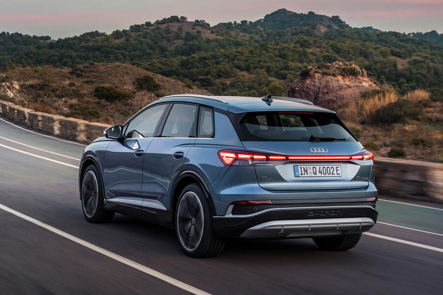 97 Audi q4 etron 2021 official reveal tracking rear