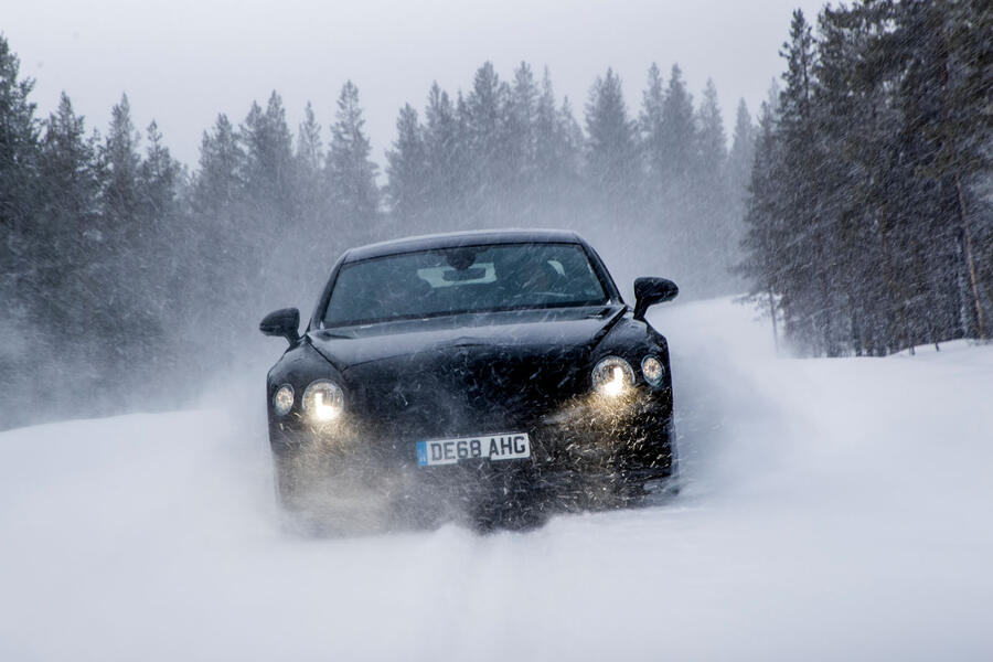 97 Bentley flying spur 2020 dev ride snowstorm