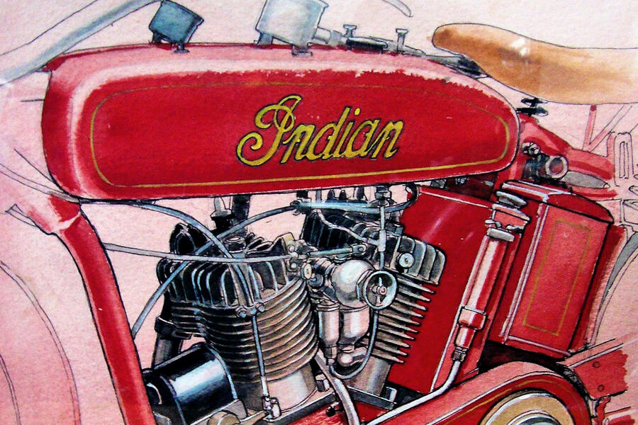 97 Cropley column indian engine art