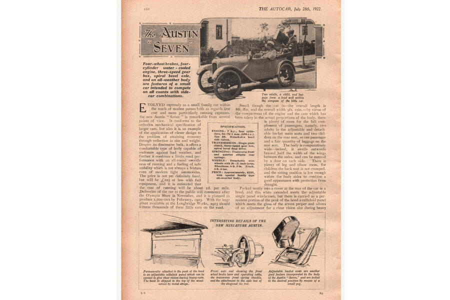 97 How autocar made its mark feature austin seven 1922