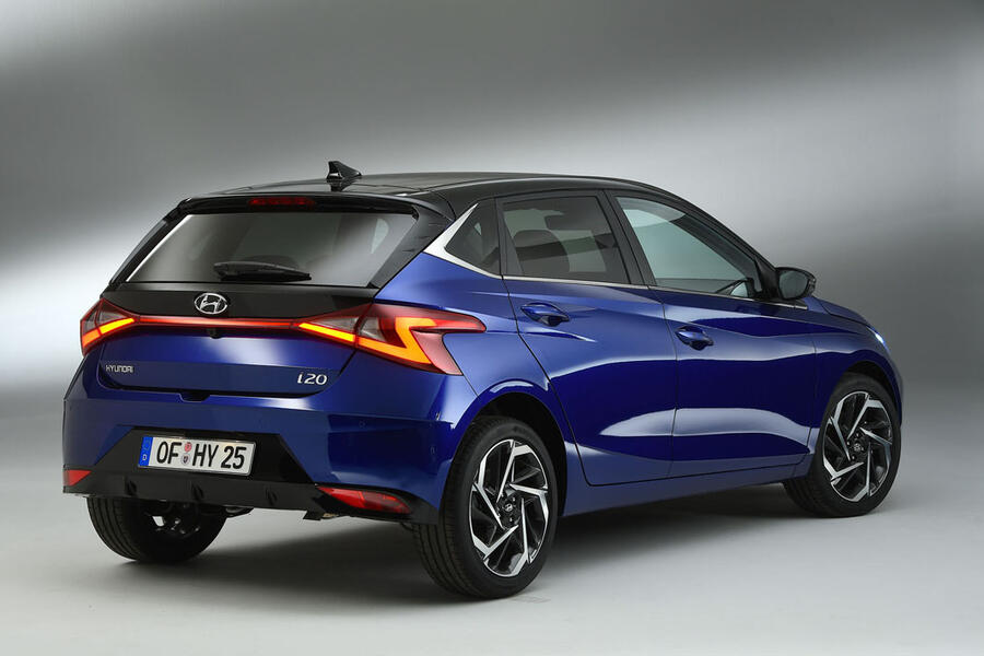 97 Hyundai i20 2020 studio hero rear