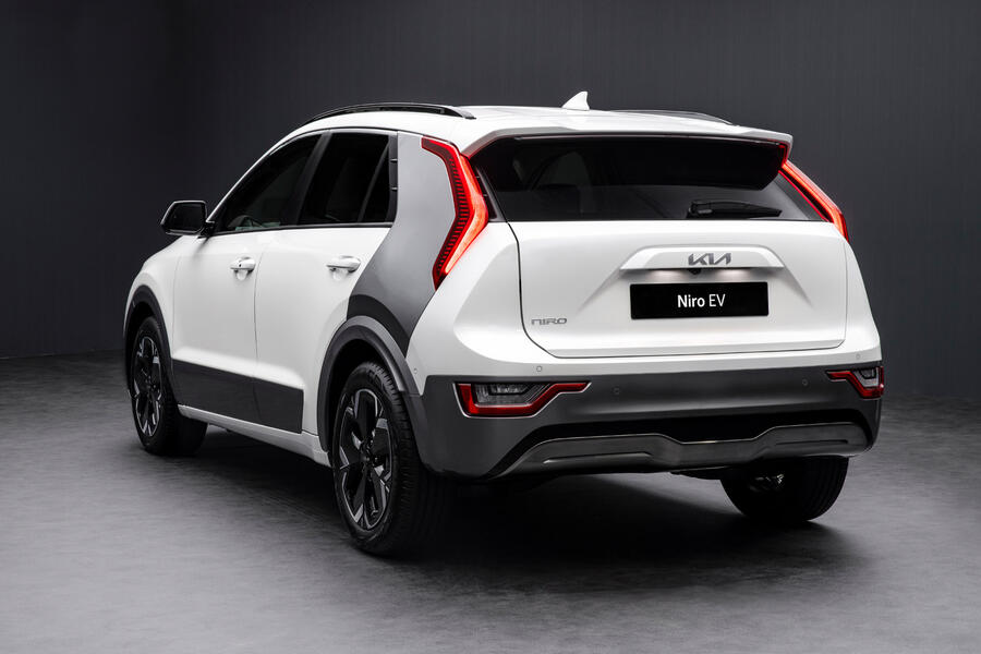 97 Kia niro ev 2022 official reveal europe static rear