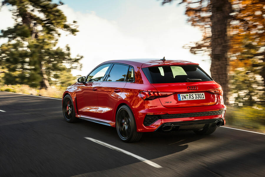 98 Audi rs3 2021 official reveal hatch hero rear