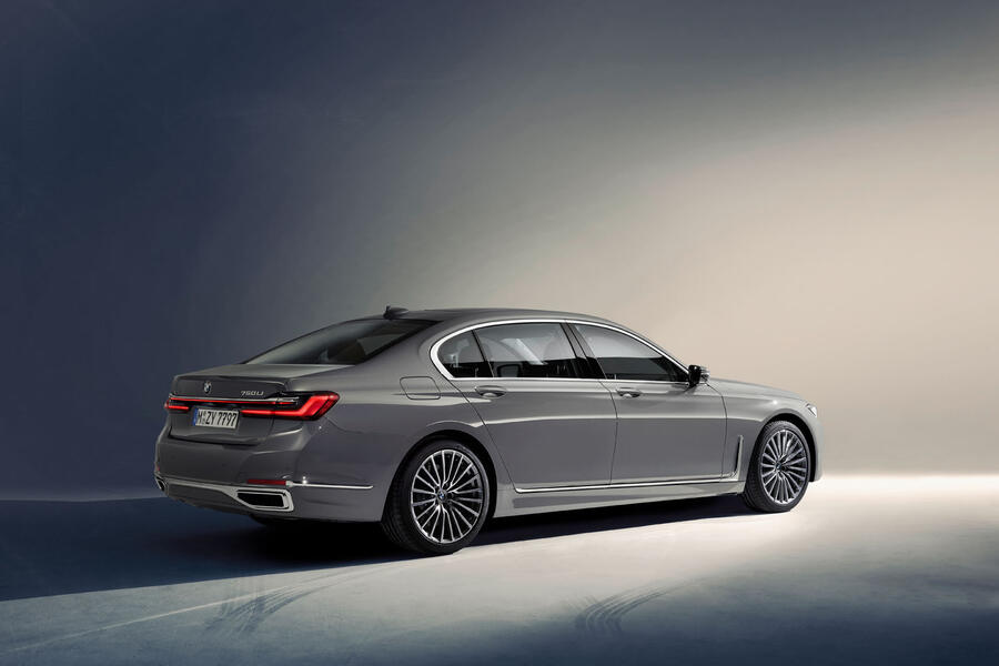 98 Bmw 7 series official reveal hero rear
