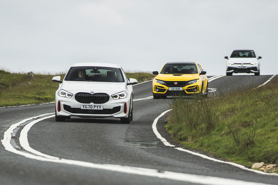 98 Golf civic 1 series hot hatch triple trio cornering