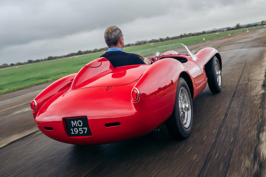 98 Little car company testa rossa drive tracking rear