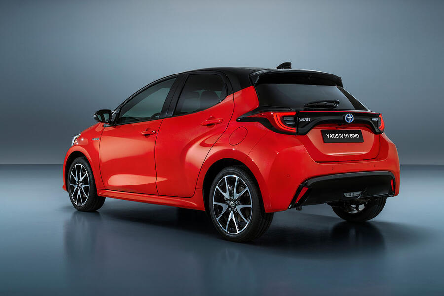 98 Toyota yaris 2019 facelift official studio rear