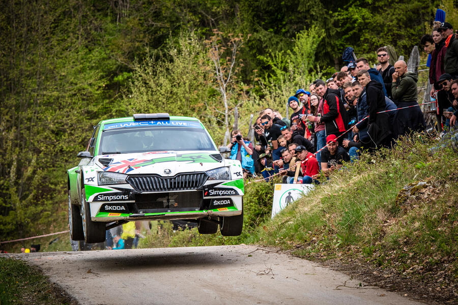 99 Neil simpson skoda rally car