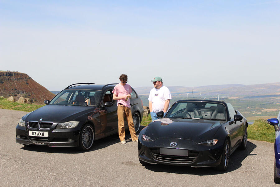 Alpina D3 and Mazda MX-5