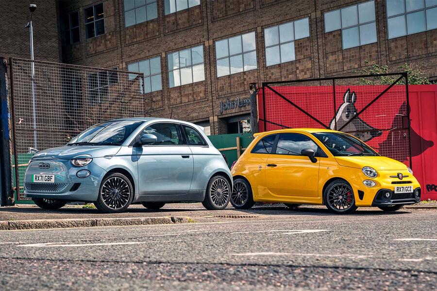 Fiat 500e and abarth