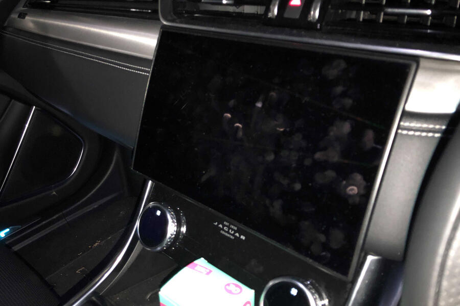 Jaguar xf long term review 2022 infotainment fingerprints