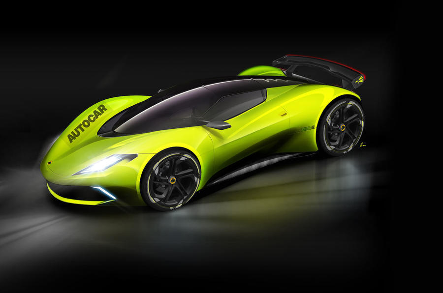 Lotus hypercar autocar render