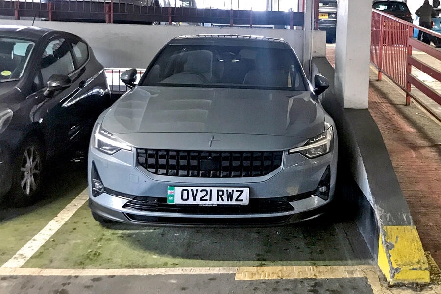 Polestar in office car park