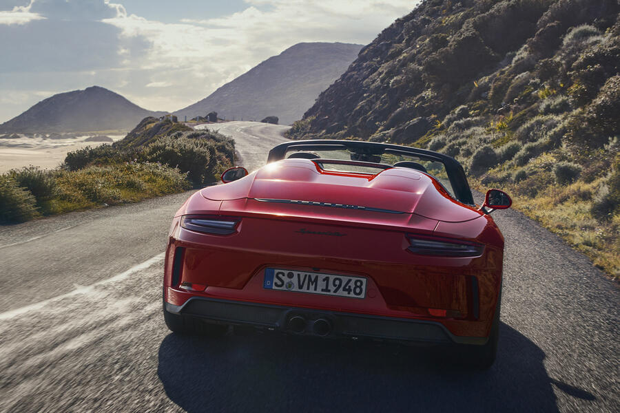 Porsche 911 speedster rear