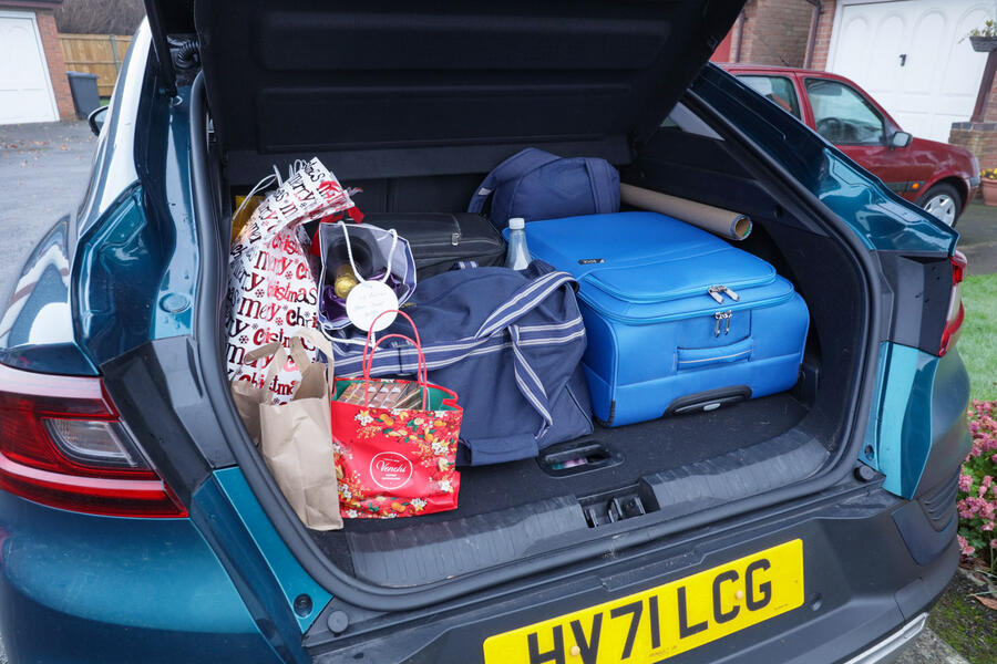 Renault arkana boot filled for trip